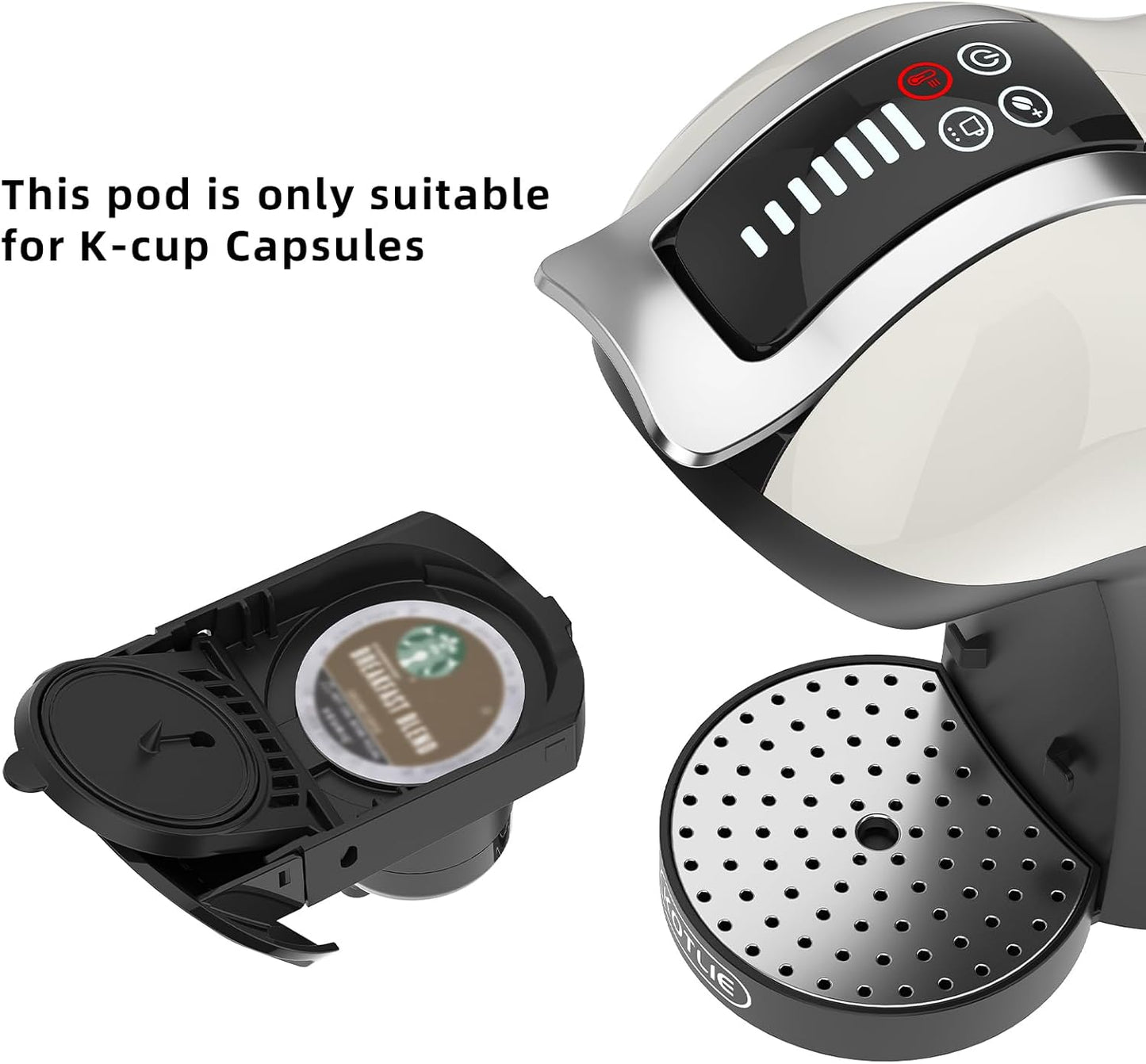 KOTLIE EM-308A Capsule Coffee Machine Pod Accessory for K-cup Capsules