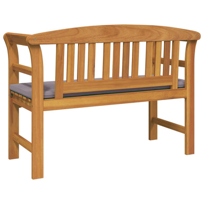 GFDWPUY Outdoor Rose Bench Hand Carved Solid Acacia Wood 44.88 x 18.11 x 32.48 in Natural Finish for Balcony Garden Patio