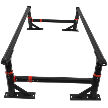 SCITOO Bed Rack Tacoma Cargo Carrier Cargo Rack System Compatible for Universal Pickup Truck Overland Rack Truck Bed Rack Cargo Carrier