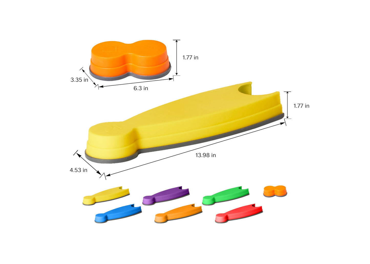 GONGE River Landscape - 25-Piece Set for Balance Training, Motor Skills, and Creative Play - Educational Tools for Children's Development and Fun Group Activities - Vibrant