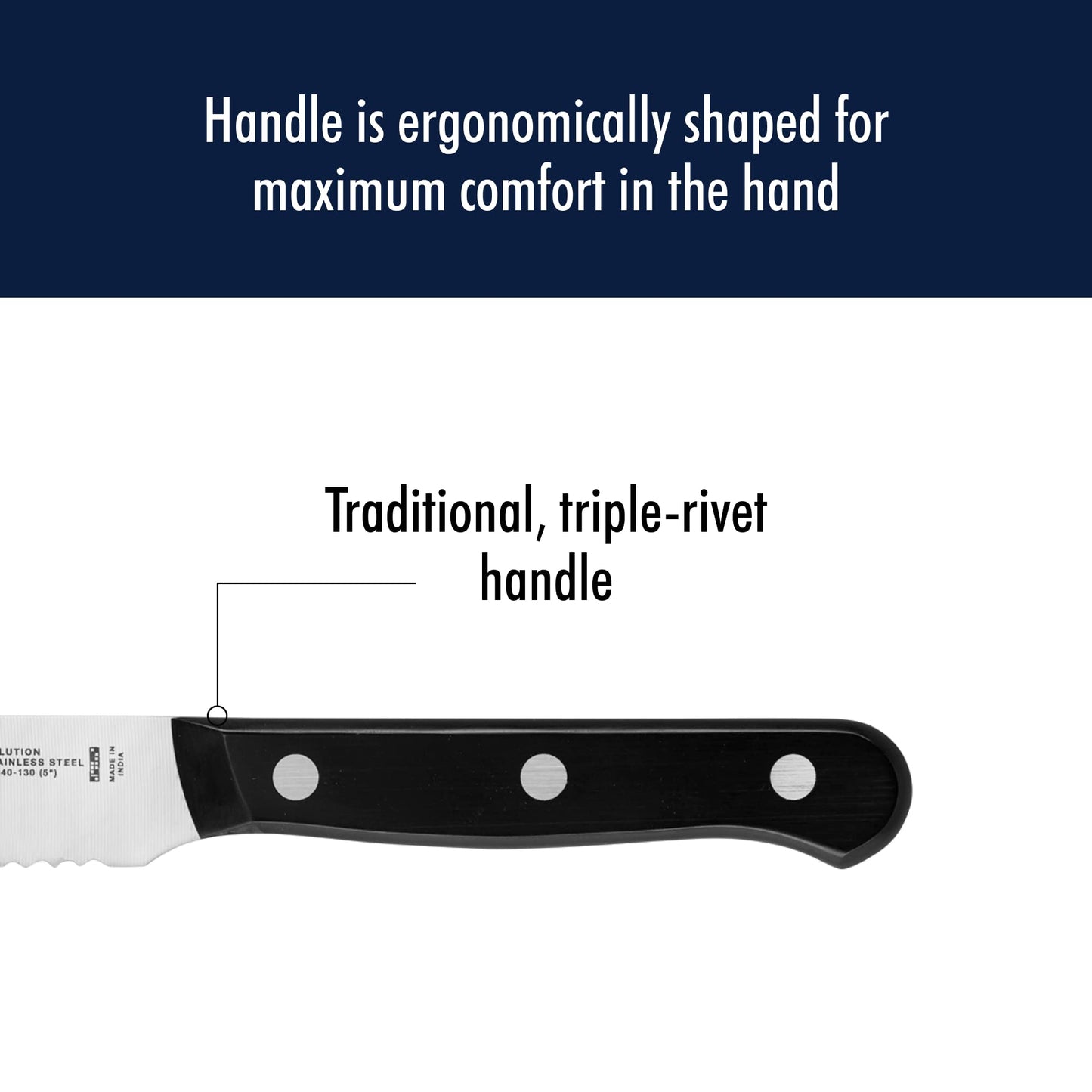 Henckels Solution 5-inch Serrated Utility Knife