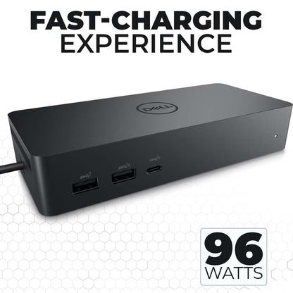 Crossery Dell UD22 Docking Station Bundle - Includes Dell Universal Dock UD22, HDMI & Ethernet Cable, 130W Power Adapter - USB-C Laptop Docking Station - Efficient Connectivity Solution (Renewed)