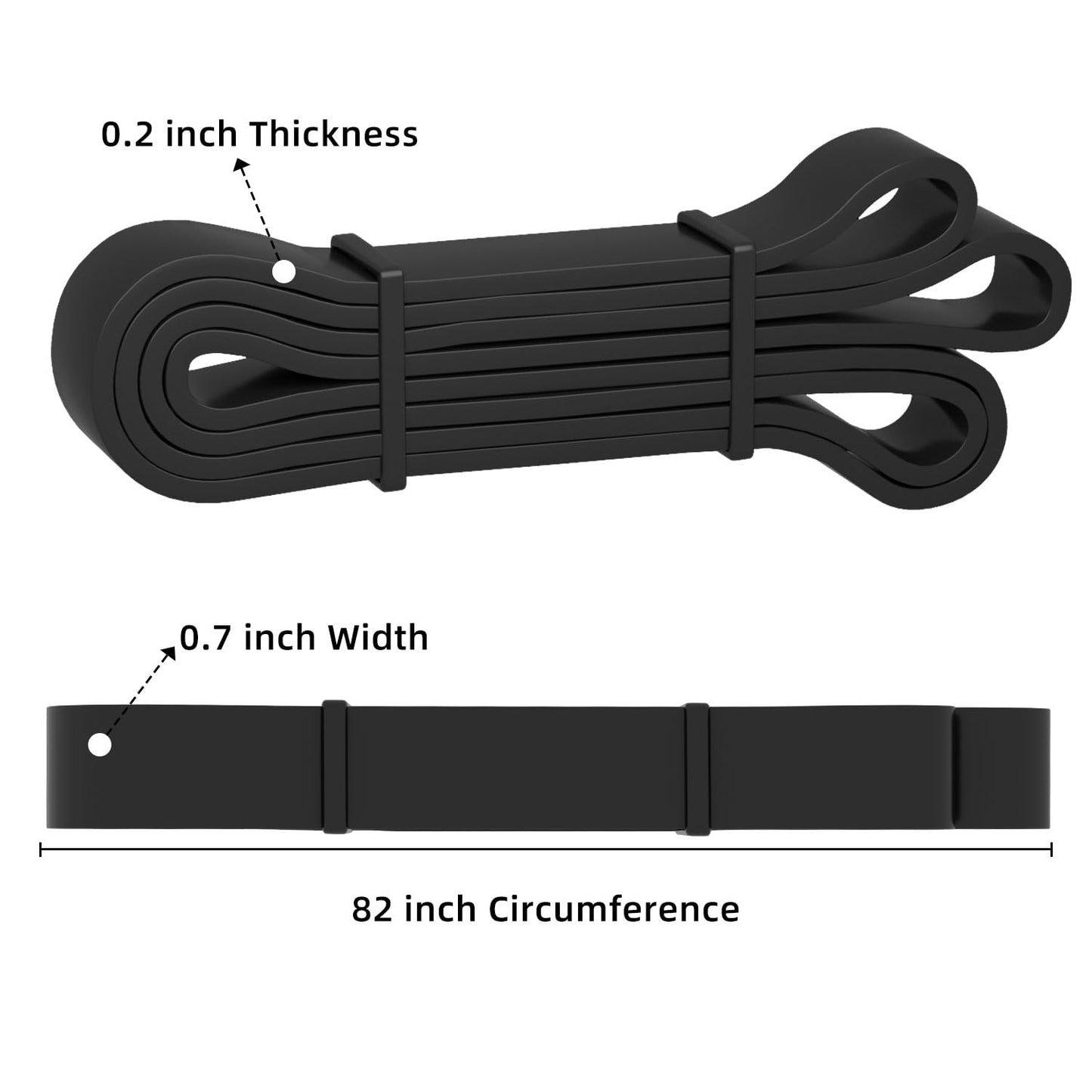 Resistance Bands, Pull Up Bands, Pull Up Assist Band Exercise Bands for Men & Women Working Out, Body Stretching, Physical Therapy, Muscle Training