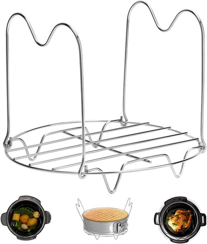 Steamer Rack Trivet with Handles for Instant Pot Accessories 3 Qt 5 Quart, Pressure Cooker Wire Steam Rack