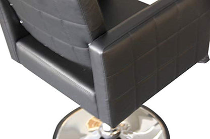 Funnylife Vintage Black Round Base Spa Salon Barber Chair