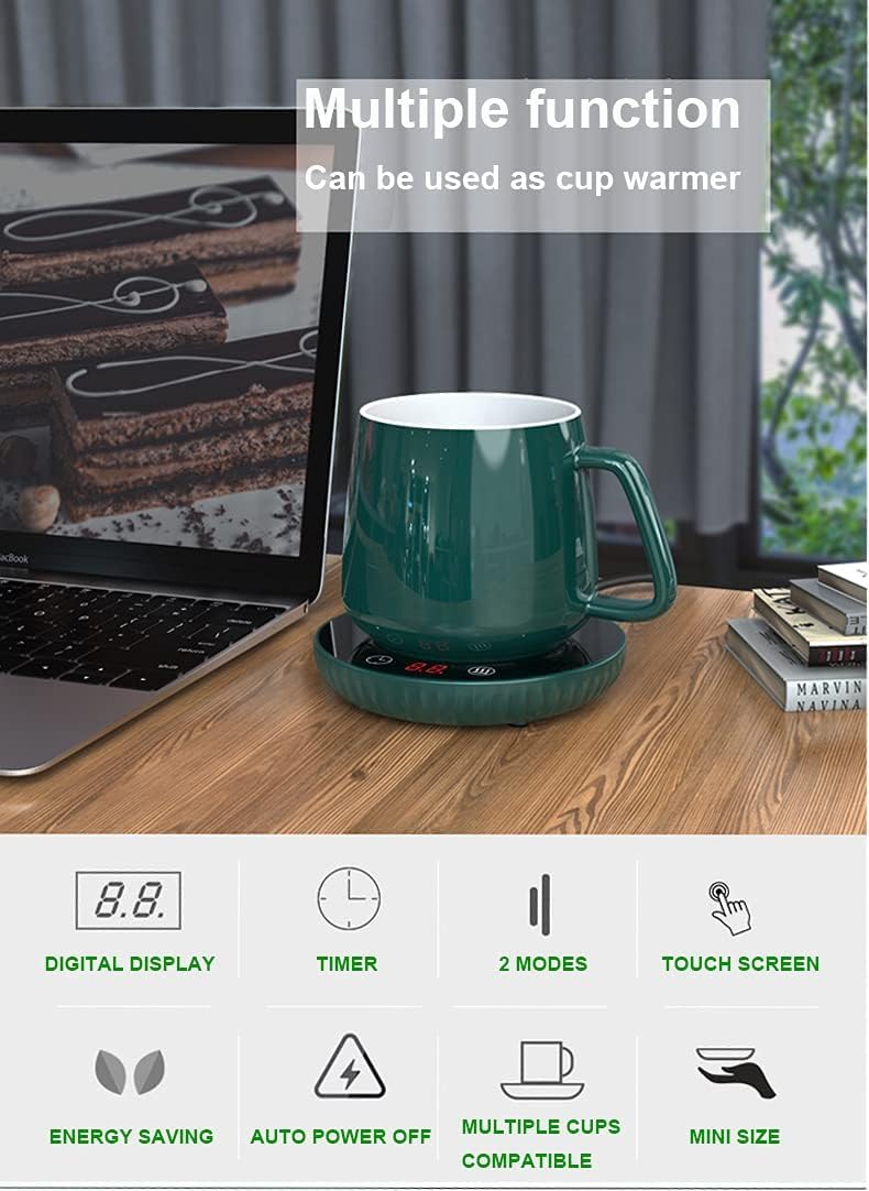 Ulinkbay Candle Warmer, Coffee Mug Warmer, Warmer Plate for Wax, Jar, Desktop Cup Warmer Plate, Gift for Women