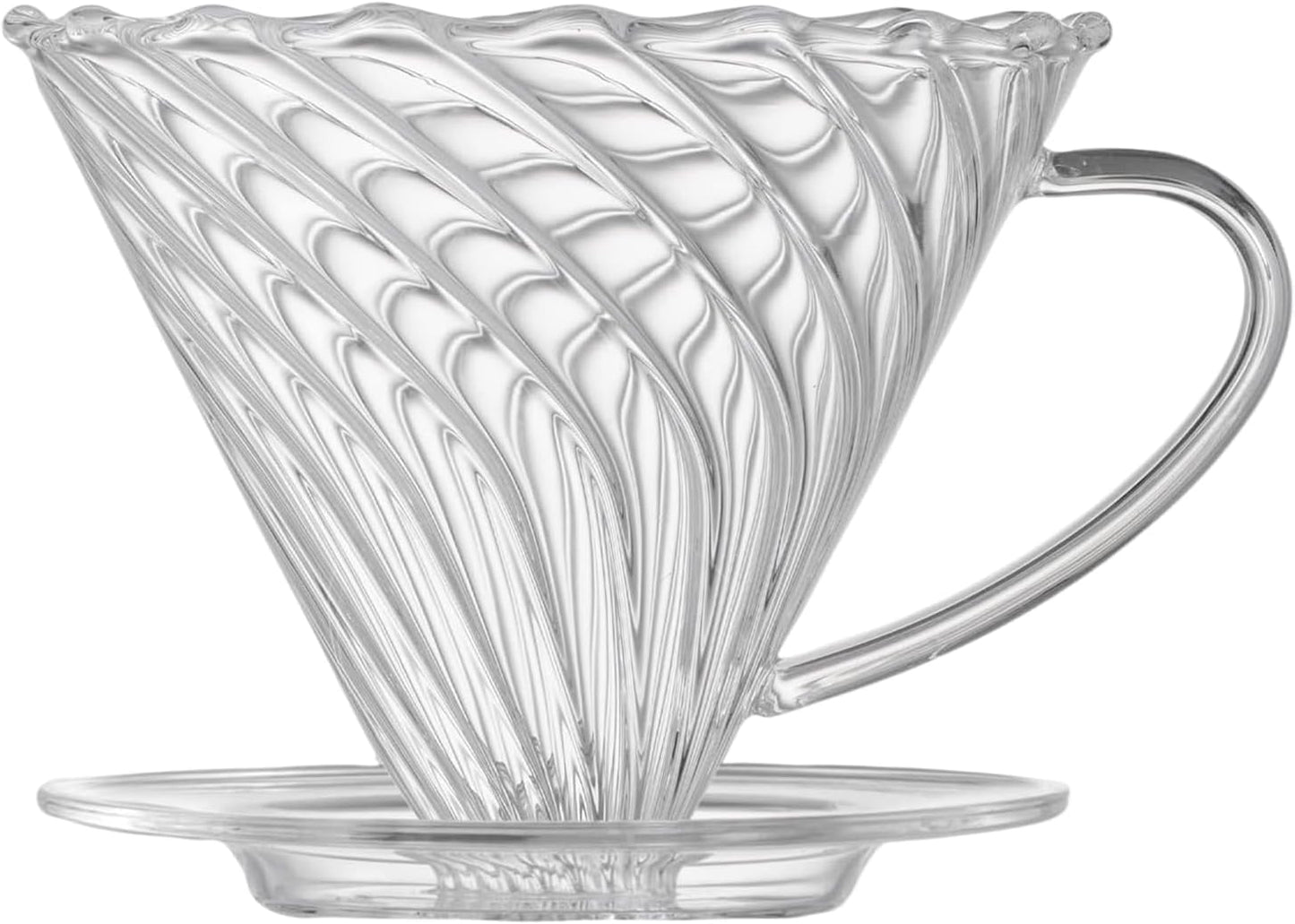 Coffee Dripper, Reusable Pour Over Maker with Handle, Slow Brewing for Cafe, Travel, Home & Offices, 02