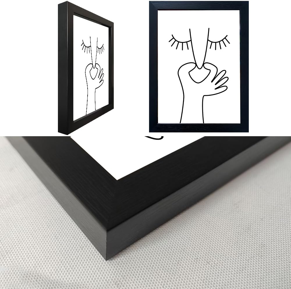 Bathroom Picture Wall Decor, Framed Black and White Bathroom Wall Art, Toilet Paper in Little Funny Raccoon's Hand Animal Canvas Print Painting