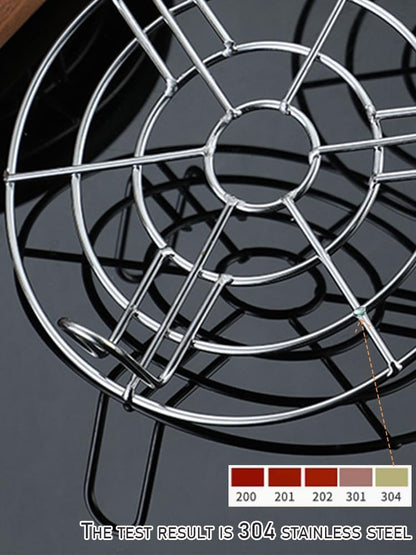5.5 Inch Cooking Rack, Round Stainless Steel Baking and Cooling Steaming Rack for Air Fryer, Instant Pot