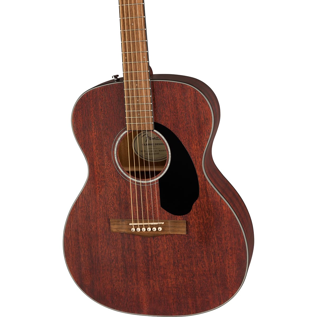 Fender CC-60S All-Mahogany Concert Acoustic Guitar, Natural