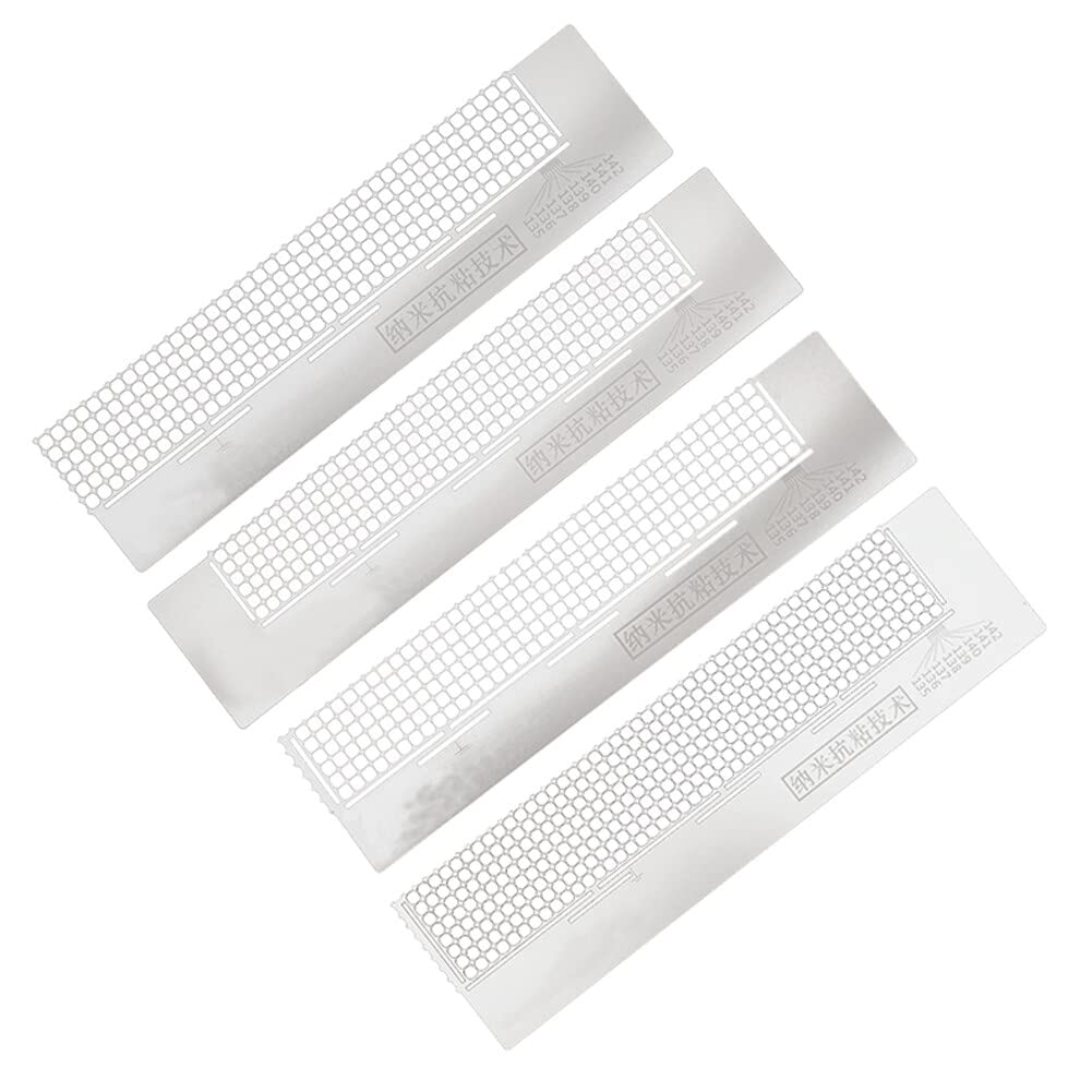 Eforcase 4PCS Diamond Ruler Set - Stainless Steel Mesh Ruler with 216, 240 and 360 Blank Grids for DIY Picture Kits