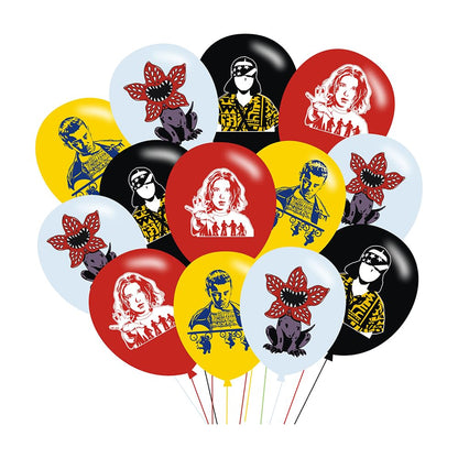 40pcs Stranger Season 5 Things Birthday Party Balloons for Stranger Season 5 Things Themed Birthday Party Decorations Supplies - 12 Inch