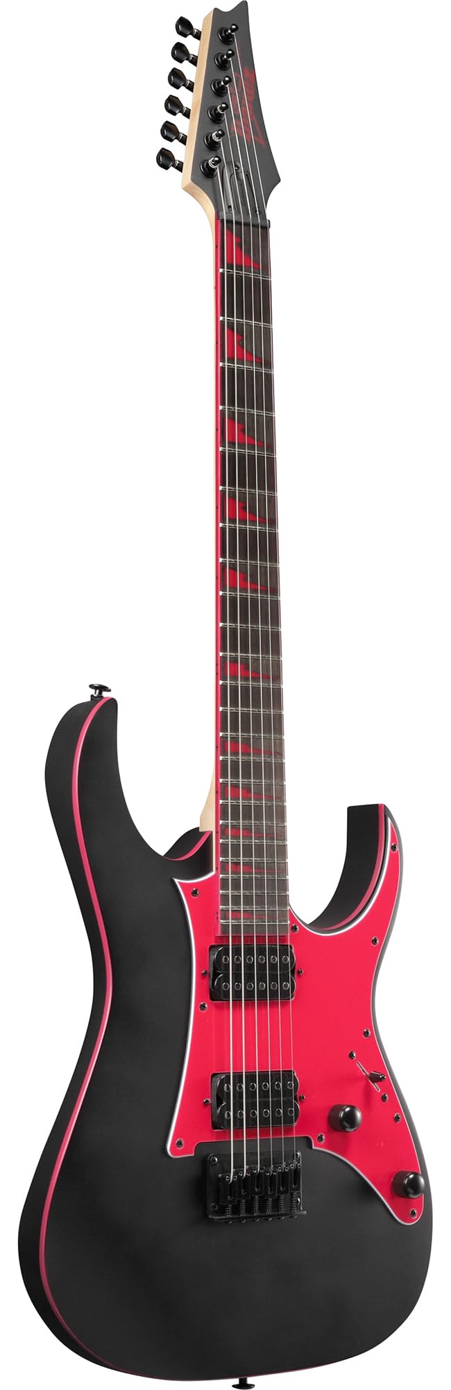 Ibanez GRG131DX RG Gio Electric Guitar - Black Flat Bundle with Amp, Gig Bag, Tuner, Instrument Cable, Picks, Austin Bazaar Instructional DVD, and Polishing Cloth