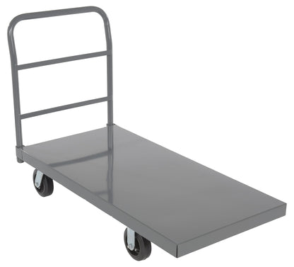 Vestil ECSPT-2448 Steel Smooth Deck Platform Truck 24 In. x 48 In. 2000 Lb. Capacity Black