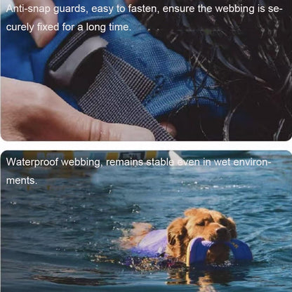 Dog Life Jacket for Swimming, Durable Dog Water Safety Vest with Grab Handle, Lightweight Dog Buoyancy Aid for Boating, Beach, Pool, Fits All Dog Breeds(XS)