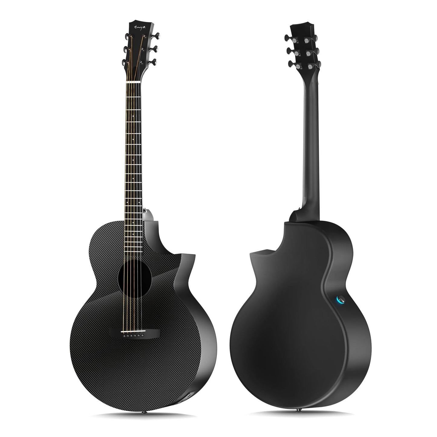 Enya X3 PRO Carbon Fiber Acoustic Electric Guitar with Built-in Effects & Bluetooth Speaker, 41" Smart Travel Guitar for Beginners & Performers, AcousticPlus SP1 Pickup, Gig Bag Included