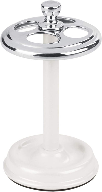 iDesign Metal Toothbrush Holder - Bathroom Cup for Organization, The York Collection - 3.25" x 3.25" x 5.75"