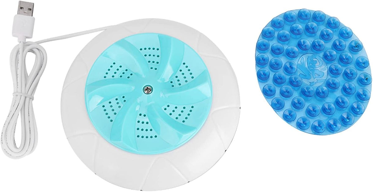 doder Mini Ultrasound Turbo Washing Machine - Small Washer for Home Travel (Green)