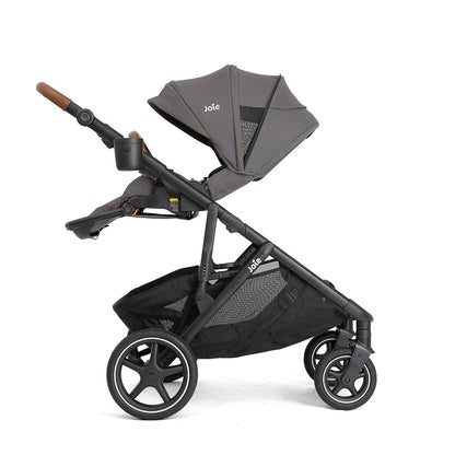 Joie Chive Single-to-Double Modular Stroller, 20+ Customizable Modes, Suspension & All-Terrain Rubber Wheels, Expandable UPF 50+ Canopy (Thunder)