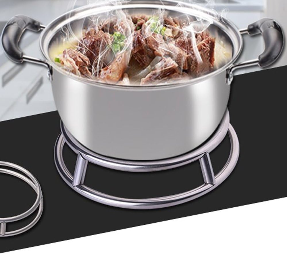 Stainless Steel Wok Ring, Insulated Pot Mats Cookware Ring Accessories