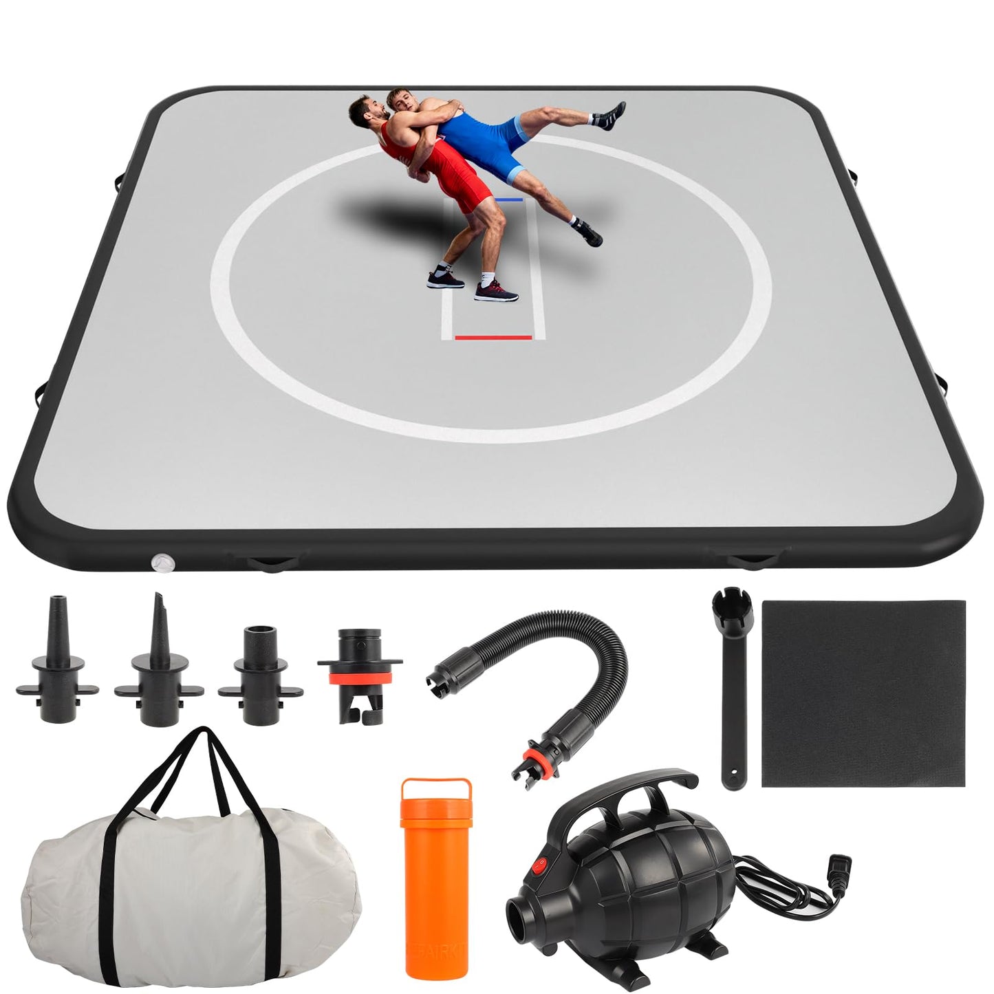 Olenyer 10x10FT Inflatable Wrestling Mat for Home