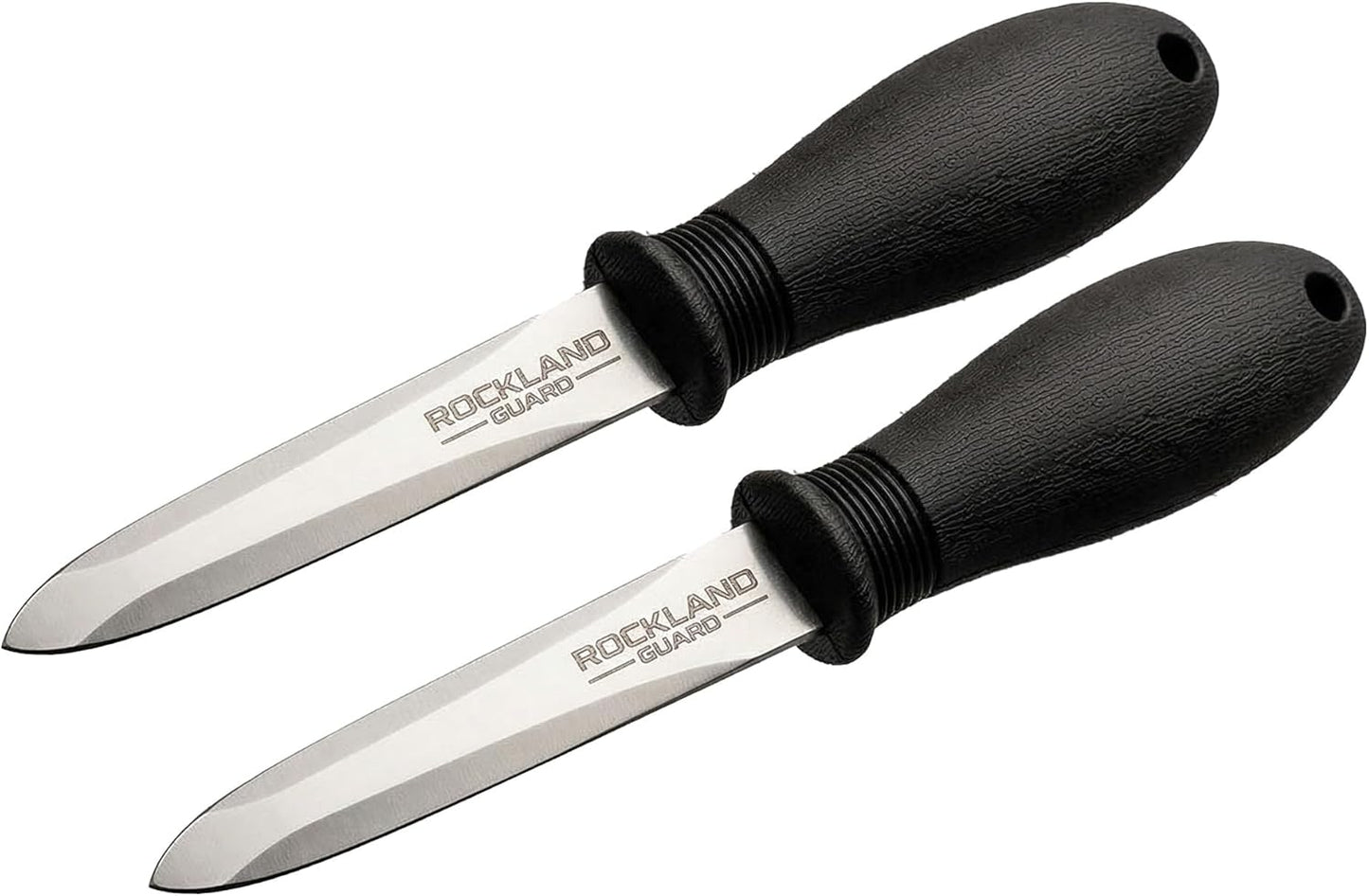 2-Pack 3.5 420 Set Set 2 Rockland Guard Oyster Shucking Knife - Heavy Duty Stainless Steel Shucker for Clams