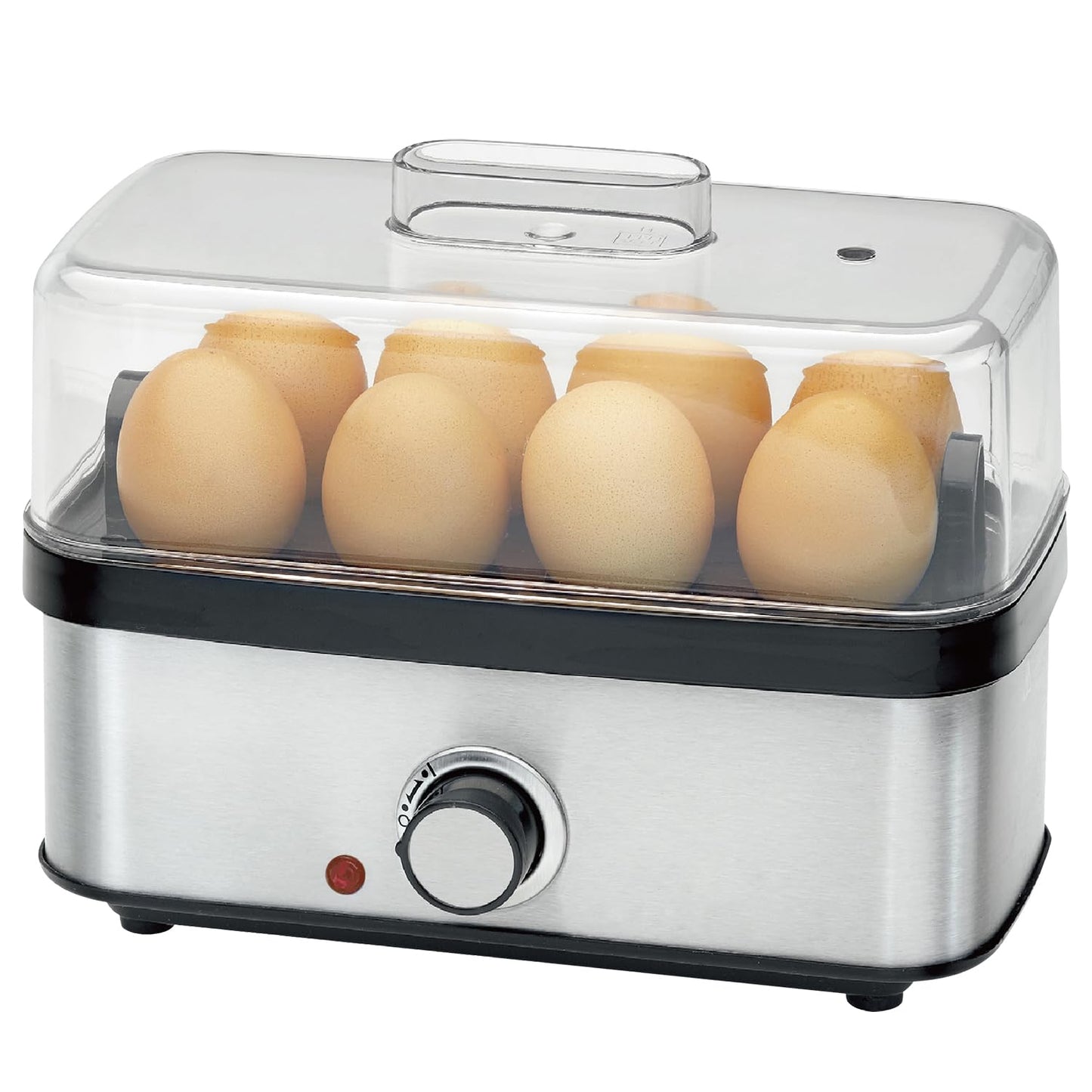 Electric Egg Cooker Rapid – 8 Egg Capacity for Hard Boiled Eggs, Soft boiled egg, Poached Eggs, Scrambled Eggs, or Omelets Maker with Auto Shut Off