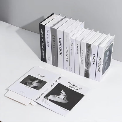 EFH 6 (Set 1) Pcs Faux Books for Modern Decoration - Fashionable Fake Books for Home Decor - Aesthetic Entryway, Coffee