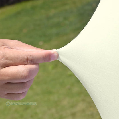 1 Spandex Folding Chair Covers with Arched Front Design - Durable and Stylish Slipcovers for Wedding Receptions