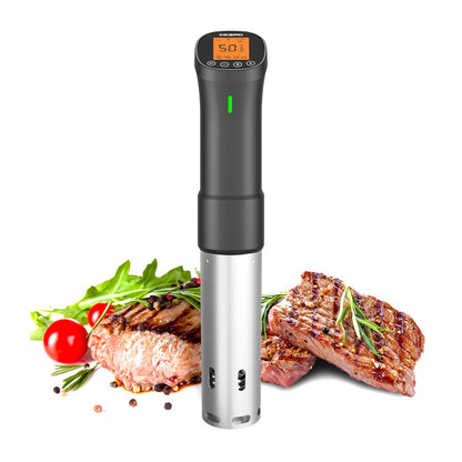 INKBIRD 2.4G Wifi Sous Vide Cooker ISV-200W, 1000W Sous Vide Machine, Remote Control Immersion Circulator with APP Recipes Timer Alarm Mobile Notification 3D Water Heating Ultra-Quiet