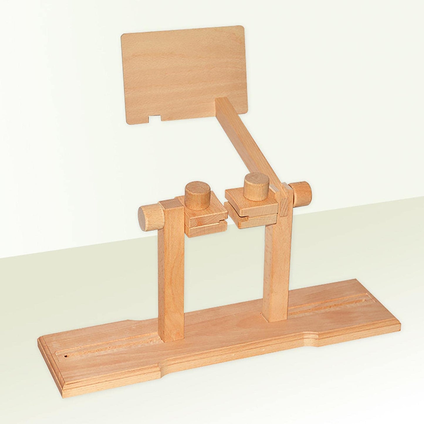 Embroidery Hoop Stand - Wooden Cross-Stitch Frame?Holder Floor Stand | Size Adjustable Hands-Free Desktop 360 Degrees Rotating Embroidery Stands for Hand Work
