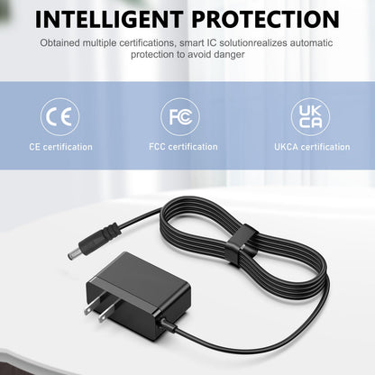 Charger Compatible with Voweek VC08 VWVC08 VW-VC08 VC07 VW-VC07,Iwoly C150,Greenote GSC50/GSC40,Wlupel Hero 8,Vactidy V8,GeeMo G201 Replacement Stick Cordless Vacuum Cleaner Sweeper Battery Power Cord