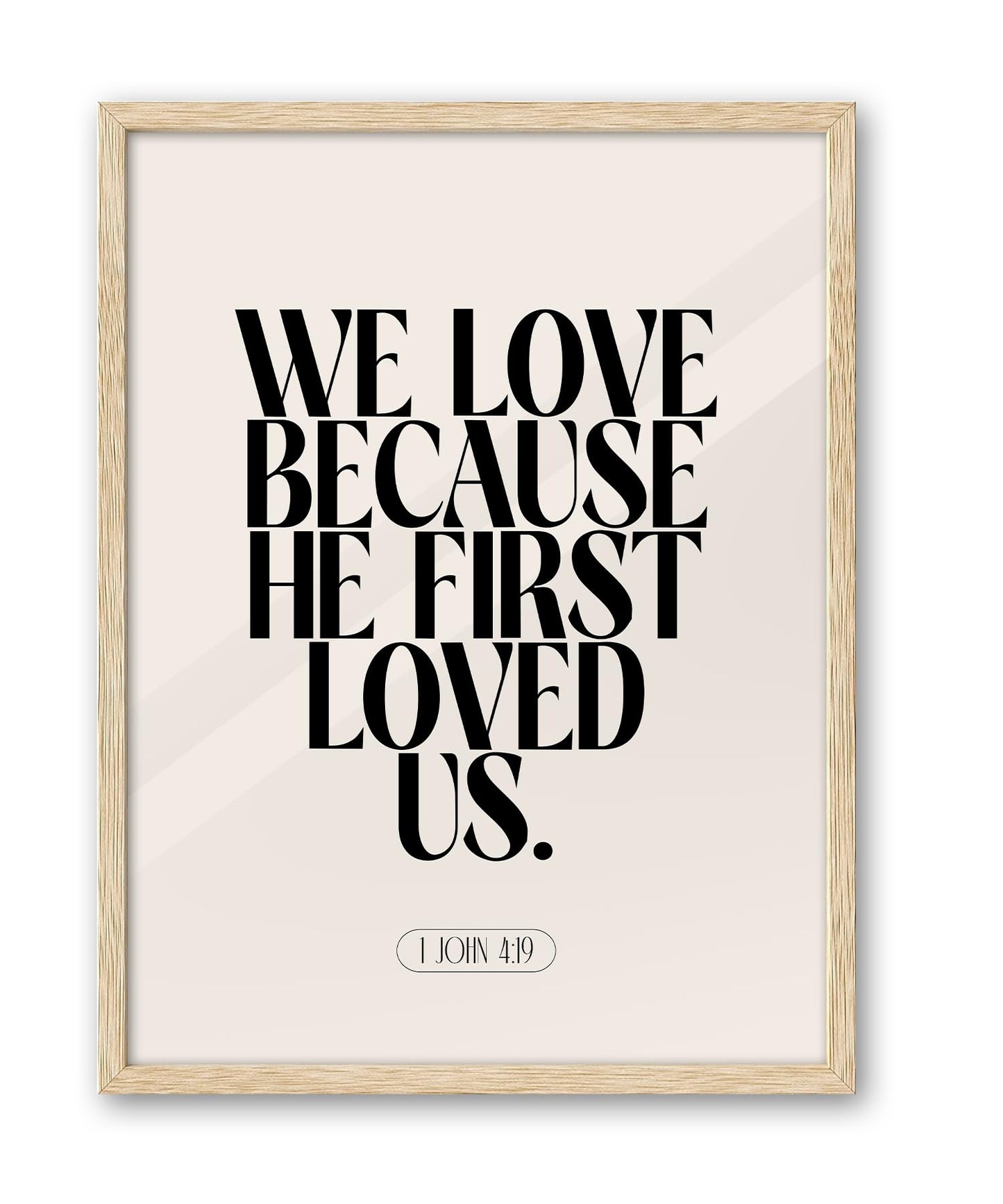 iHery Natural OAK Wood Jesus and Peter Walk on Water Framed Wall Art, 12x16 in Modern Sketch Bible Verses Canvas Art Decor, Beige Logs Boho Scripture 1Pack for Living Room Bedroom