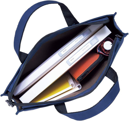 LIHIT LAB Slim Pen/Pencil Pouch, 0.7 × 3.9 × 8.5 Inches, Black (A7652-24)