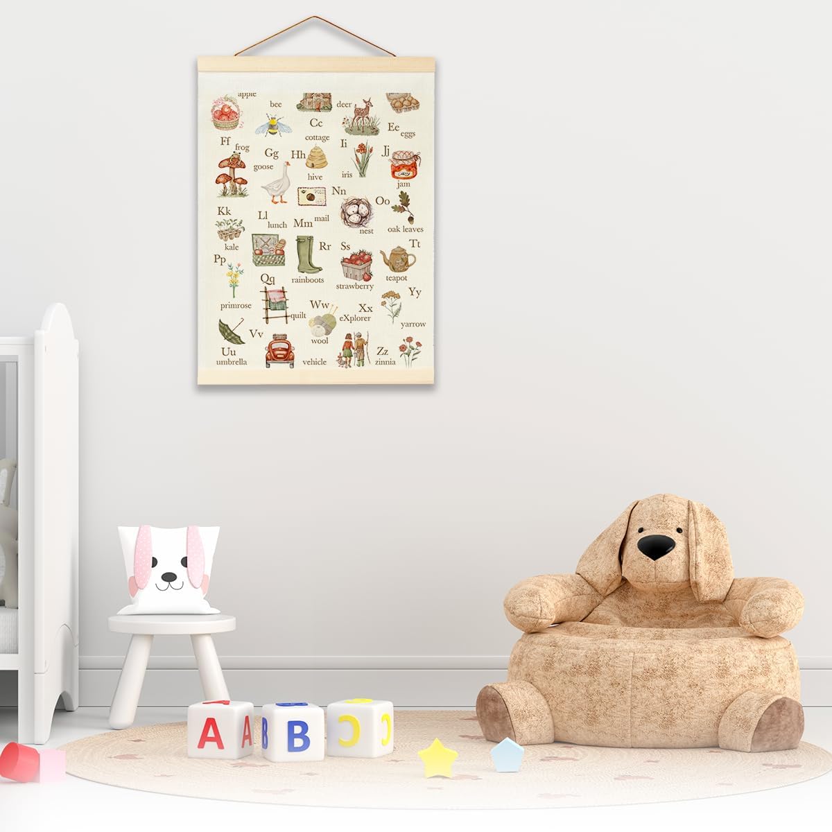 BirtDerr Woodland Nursery Decorations, Forest Nursery Decor, Boy Room Wall Decor, Jungle Decoration For Kids