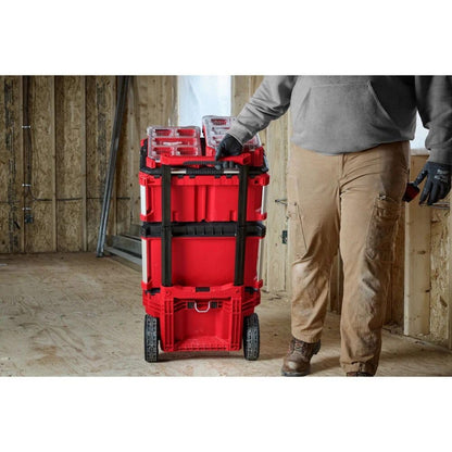 Milwaukee Electric - PACKOUT 10 Compact Portable Tool Box with ADJUSTA