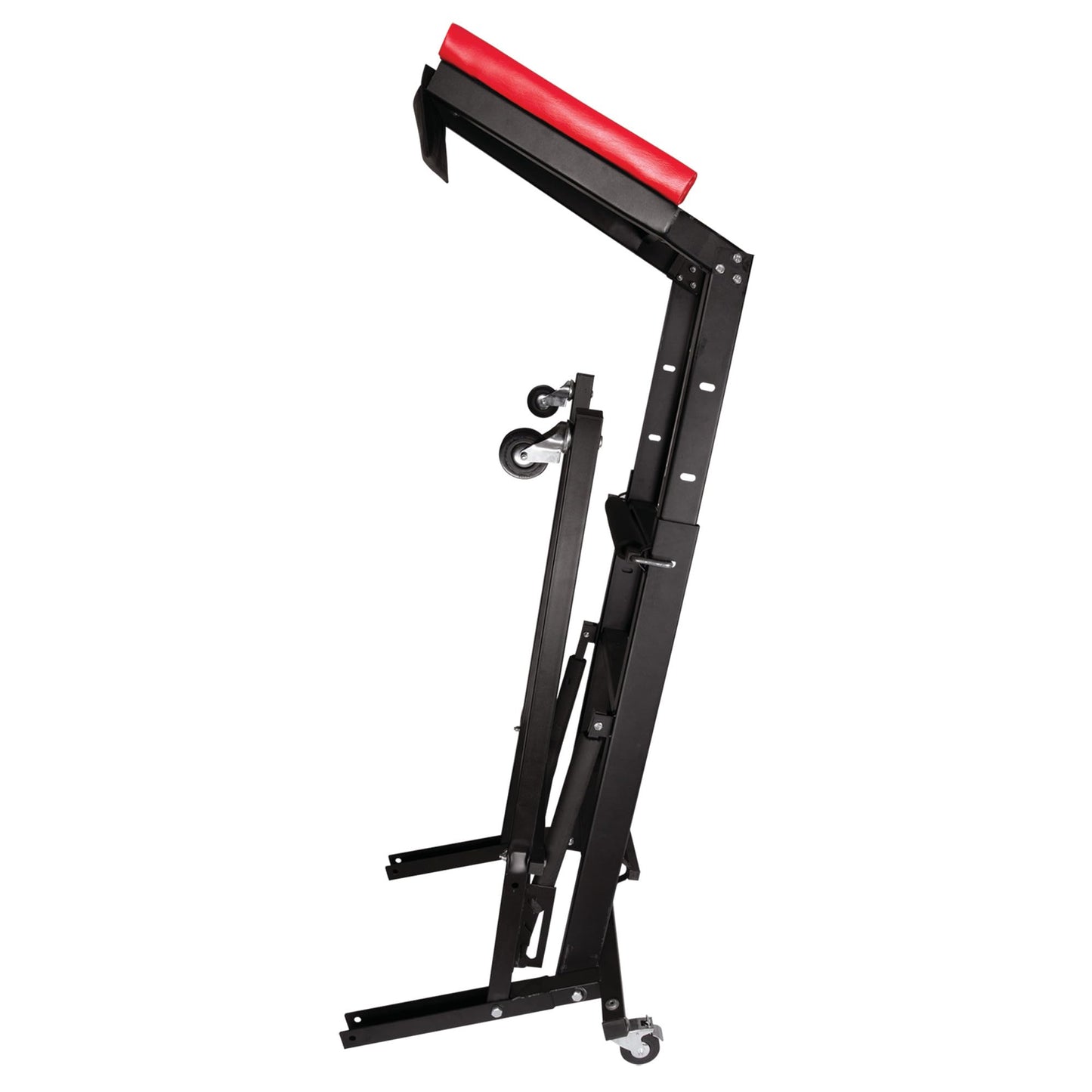Performance Tool W85038 High Top Adjustable Creeper to Work On Vehicles, Black/Red, 45-66-inch Height