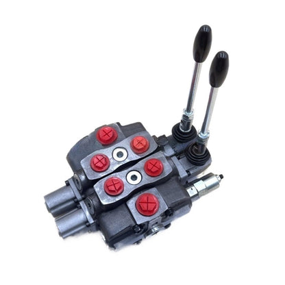SD8 2 Spool 80L/min Hydraulic Manual Sectional Valve(SD8-3OT)