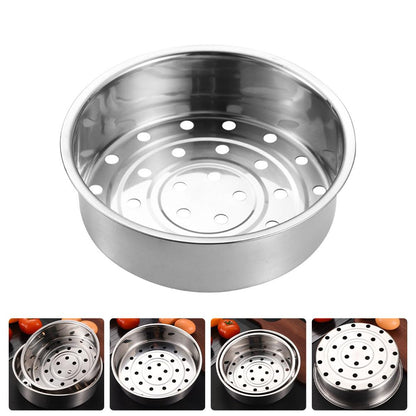 Cabilock Stainless Steel Rice Cooker Steamer Basket 7.87 Inch Thickened Steaming Grid for Vegetables Seafood Meat Food Steamer Insert Kitchen Cooking Accessory