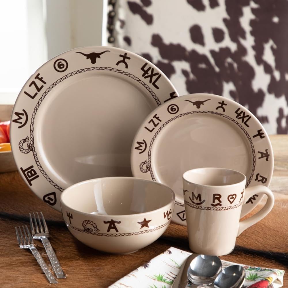 Branded 16 Piece Dinnerware Set