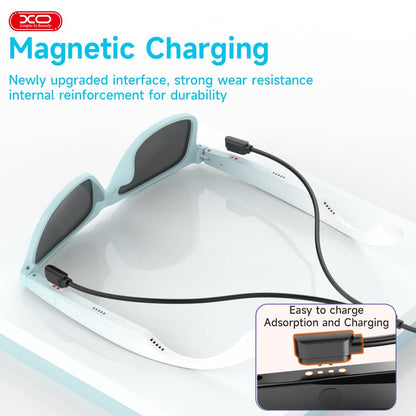 Smart Bluetooth Glasses,Built-in Mic & Speakers,Smart Wireless Headphone Sunglasses for Men and Women,Athletic/Outdoor UV Protection and Voice Control,Unisex(Black)