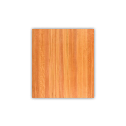 John Boos Rectangular Wooden Blended Cherry Counter & Island Top Cutting Board 24”x25” – 1.5” Thick, 25-lb Non-Reversible Countertop Butcher Block with Eased Edges & Edge-Grain – Made in the USA