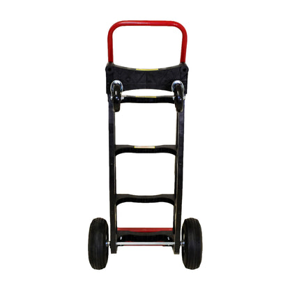 Milwaukee Hand Trucks 40611 Nylon Convertible Truck with 10-Inch Pneumatic Tires