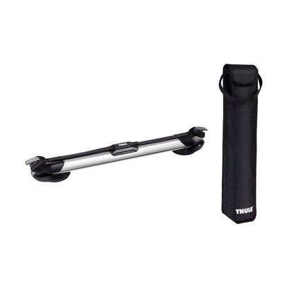 Thule Van Ladder - 9 Steps - 8.5Ft Extension - Telescoping Van Ladder - Easy Close System - EN:131 Compliant