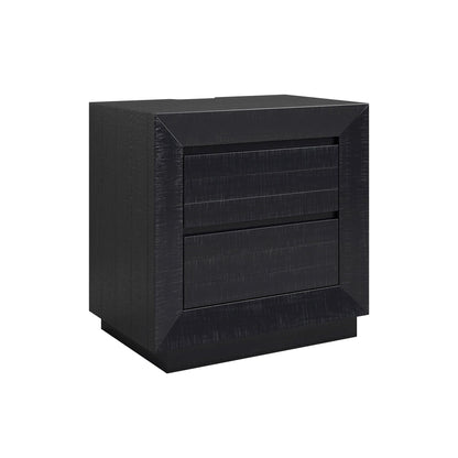 Signature Design by Ashley Londer Casual Nightstand with USB Ports, Black