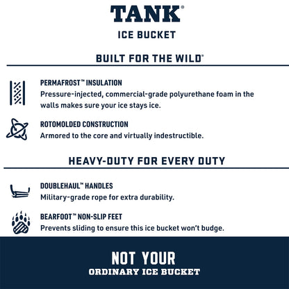 YETI TANK 45 Bucket Cooler, White