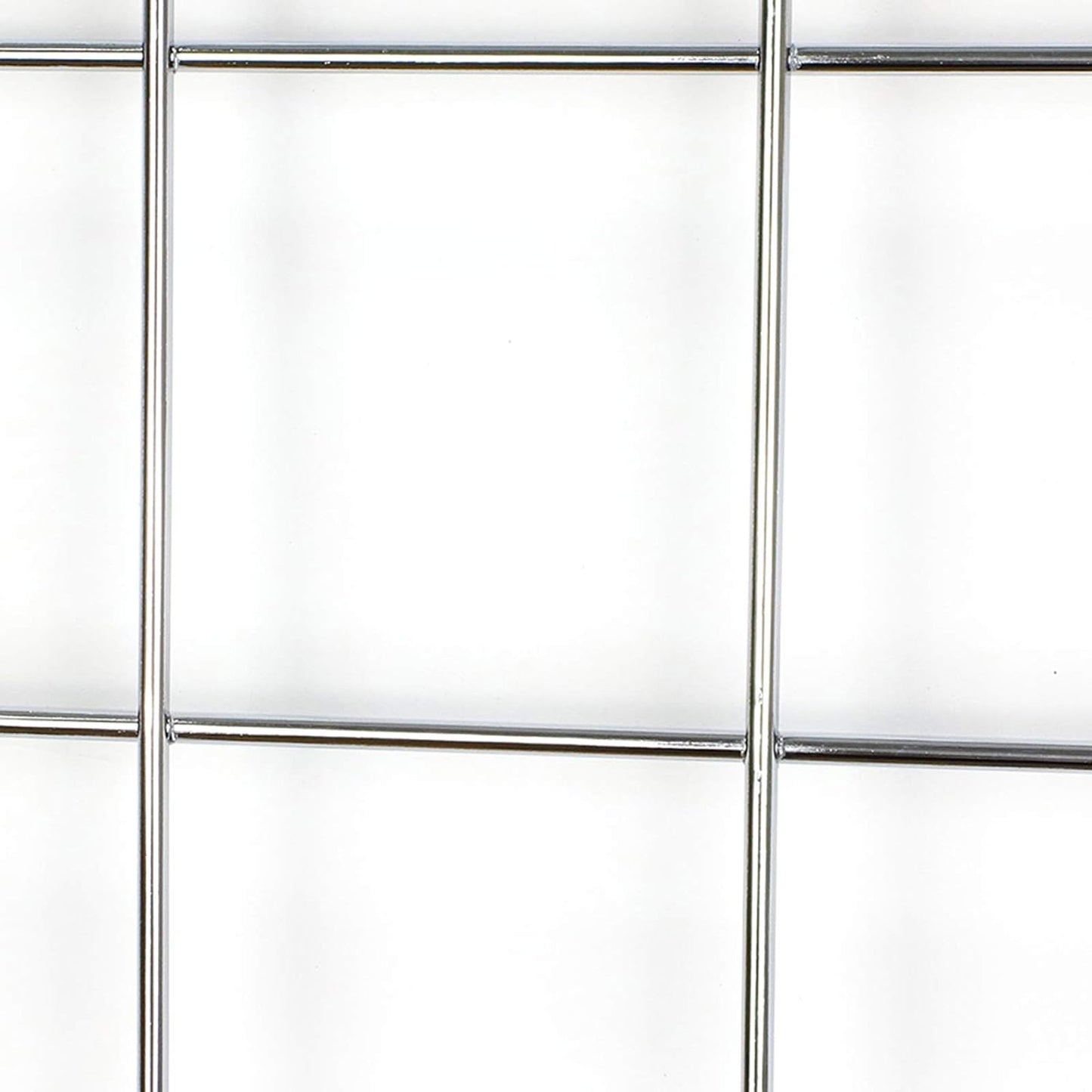 GBYAN Wall Grid Silver Wire Photo Grid Panels, 25.6"x17.7, 2 Pack Desk Wall Organizer Metal Memo Board