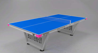Butterfly Park Outdoor Ping Pong Table | Outdoor Table Tennis Table for Parks, Beaches, Playgrounds | Anti-Glare Weatherproof Ping Pong Top | Outdoor Ping Pong Net | Sturdy Frame with 10 Year Warranty