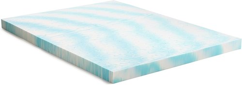 Linenspa 4 Inch Gel Memory Foam Mattress Topper - Cooling & Pressure Relieving - Full Size, CertiPUR Certified