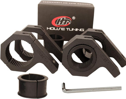 Roll Bar Clamps 1.75 inch, Pack of 4 Tube Clamp Bracket for UTV Truck Light Mount